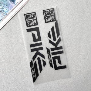 RockShox Bicycle Front Fork Sticker MTB Mountain Bike UV Transparent Waterproof Decal