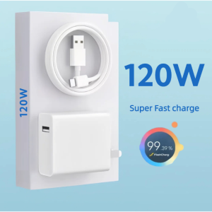 NEXUS::  Fast Original 120WSuper Fast Type-C Charger Set - Universal Compatibility for 480W 240W 120W PD kit