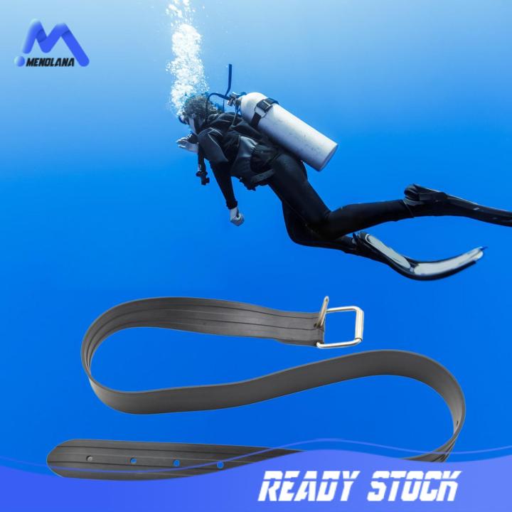 menolana Dive Rubber Weight Belts Freediver Adjustable 1.3M/1.5M/1.8M ...