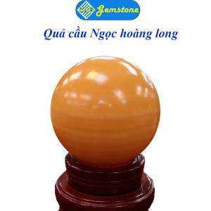 Quả Cầu Phong Thủy Đá Hoàng Long Chất Siêu Đẹp - Thu Hút Lộc Tài