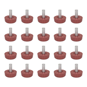 20pcs yên tĩnh mạnh mẽ đồ nội thất levelers chống xước có thể điều chỉnh chân pad thích hợp cho bề mặt cứng sàn Quốc Phòng