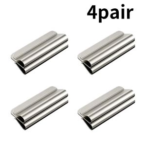 Strong Magnetic Curtain Clips Nail Freed Seamless Blackout Blinds Holder Magnet Fastener Bedroom Living Room Window Accessory High Quality Metal Curtain Closure Clip Magnetic Attraction Detachable Curtain Clips Curtain Fixed Fastener Home Office