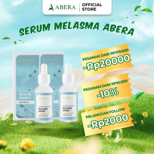 [Combo Hemat] BELI 2 ABERA MELASMA SERUM (20ml) - Efektif Memudarkan Flek Hitam & Bintik Penuaan