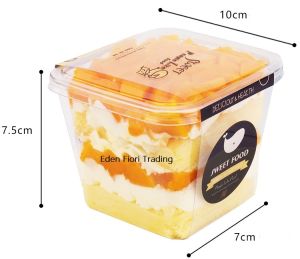 Dessert Cup Mousse Cup Mini Cake Pudding Cup 甜点杯慕斯杯甜点台迷你杯 Mini Dessert Cup Pudding Cup Clear Container Kek Bekas Plastic Cup Mousse Tiramisu Cup Mousse Cup Dessert Cup