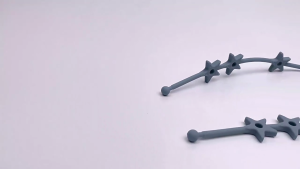 ห่วงโซ่ Empeng Silikon นุ่มจุกนมหลอกสำหรับเด็กปรับได้สำหรับเด็กวัยหัดเดินจุกนมคลิปเก็บสาย