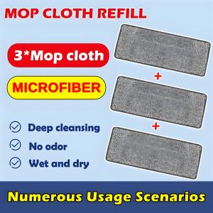 3-in-1 Window Cleaner Mop Telescopic Long Handle Wiper Strip 180° Rotation Multi-Functional Glass Cleaning Tool