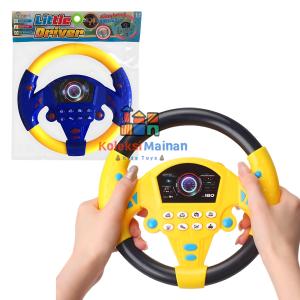 Mainan Edukasi Anak Setir Mobil Steering Wheel Car Little Driver Stir Suara Musik