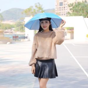 Head Umbrella For Adults Umbrella Hat Foldable Golf Umbrella Folding Automatic Golf Umbrella Hat Head Umbrella for adults Foldable Golf Fishing Camping Headwear Head Cap