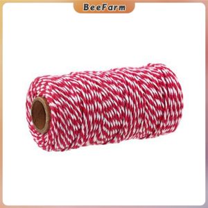 BF. Cotton Rope Colorful Rope Twisted Twine for Handmade Rope DIY Craft Gift Wrap 100m Length