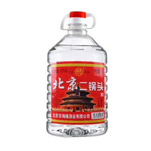Beijing Erguotou Grain Authentic 42/52/60 Degrees Luzhou-flavor Liquor 5L Bulk Liquor Wholesale