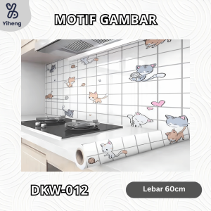 Wallpaper Stiker Dapur Premium Anti Minyak dan Anti Air Mudah Dibersihkan Stiker Marmer Marble YH1