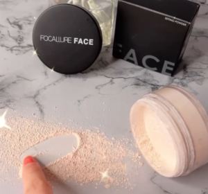 Phấn phủ Focallure màu tự nhiên không thấm nước giúp kiềm dầu thu nhỏ lỗ chân lông và nếp nhăn - INTL