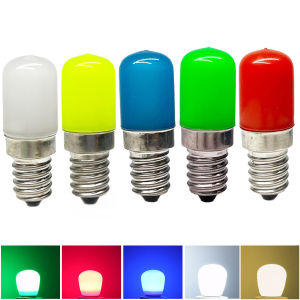RANPO Home Decor Bulb E14 E12 Base LED Lamp Colorful Bulb AC 220V Flashlight 2W Colored Shell Light Red Blue Green Pink Led Light Lampada Ampoule