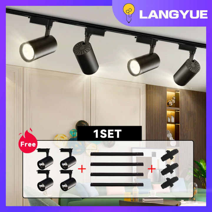 LANGYUE Trọn Bộ Đèn Led Theo Dõi Đèn 12/20/30/40W Hệ Thống Chiếu Sáng ...