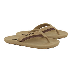 Catenzo | Sandal Jepit Pria Krem NO 091 | Sandal Capit Pria Dewasa Remaja Style Model Terbaru Kekinian
