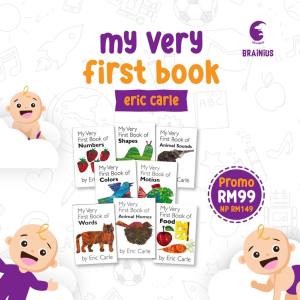 ERIC CARLE My very first book 8 board books suitable for 6 months -5 years