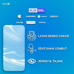 KLIKGEL untuk SMARTPHONE IPHONE SAMSUNG XIAOMI OPPO VIVO REALME INFINIX