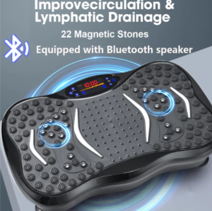 [SG Stock] Smart Vibration Plate Exercise Machine | 120 Speed Levels | 22 Magnetic Massage Points | Bluetooth Speaker | Full Body Slimming Workout | Max 120kg