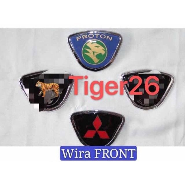 PROTON WIRA SATRIA Front Car Logo Badge (RM13.00) | Lazada