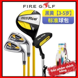 Bộ gậy golf trẻ em PGM RIO túi da (4 gậy) phù hợp với mọi lứa tuổi của bé
