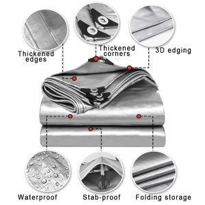 Trapal Lona Tolda Makapal Thickened Tarpaulin Sunscreen Plants Outdoor Garden Waterproof Tarp