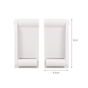 Konco ที่ใส่กระดาษม้วนแบบปรับได้ชั้นวางกระดาษม้วนติดผนังชั้นแขวนผ้าขนหนูผ้าเช็ดมือสําหรับตู้เย็นด้านข้างที่แขวนกระดาษม้วนในห้องน้ําที่จัดเก็บในห้องครัว