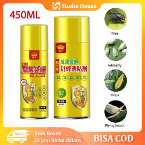 450ML Lem Perekat Lalat Buah Lem Perekat Serangga Lem Lalat Buah Lem Lalat Buah Super Lengket