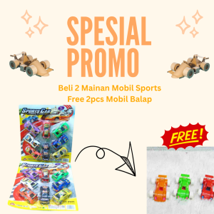 [BELI 2 GRATIS 2 MOBIL BALAP]RC189 PAKET HEMAT ISI 8! Mainan Anak Laki-laki Mobil Mobilan Balap Sports Car Competition