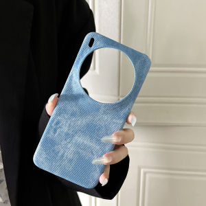 Denim Jeans Texture Matte Hard Case For VIVO X300 X200 X100 S S20 S19 Pro Mini Ultra Anti-Scratch Slim Frameless Phone Cover