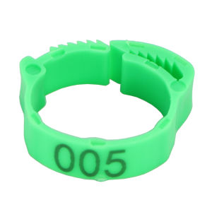 Chicken Leg Bands Numbered Poultry Leg Rings Adjustable Foot Ring Clip for Gamefowl Duck Cock Fighting Chicken Accessories