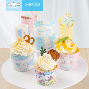 CHEFMADE Cinnamoroll Paper Cupcake Liner 100PCS 7cm*5cm /6cm*4.5cm Muffin Paper Baking Cup Cupcake Cases FDA Approved CL5004