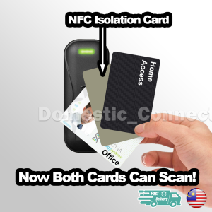 NFC Isolation Card Ultra Slim Contactless NFC Separator (Student Card ID Card Bank Card& Any Card)