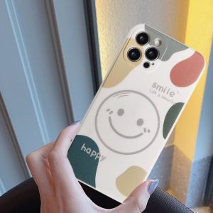 DEAMOR Case Realme 2 2 Pro 5 5i 6i C1 C2 C3 C15 C21 C21Y C25Y C30 C30S C35 C51 C53 Narzo 50A Prime Narzo 50i Prime Casing Fashion Happy Smile Straight Couple Shockproof