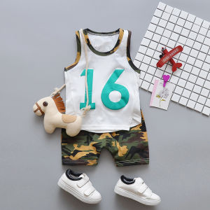 Summer Clothes Sets for Boys sets Top+shorts sets cotton Short sleeve 2Pcs Casual printing lovely Costumes