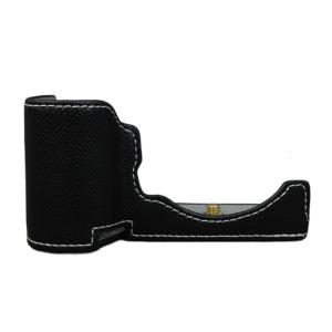 PU Semi Leather Protective Case Base for ZV-E10 II Camera Body Protections Cover Easy Access