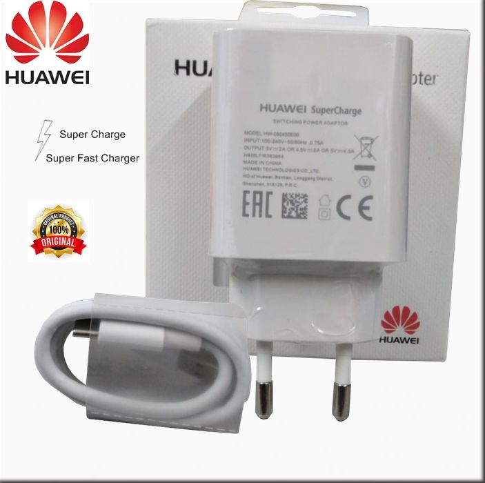 Huawei Super Charge Super Fast Charger 5A USB Type C