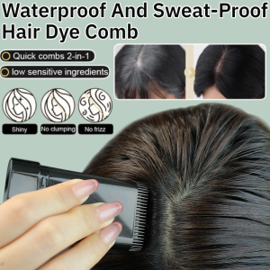 [Blackened With One Comb] Waterproof And Sweat-Proof Hair Dye Comb Long-lasting Color No Hair Damage Hair Dye Stick防水防汗染发梳
