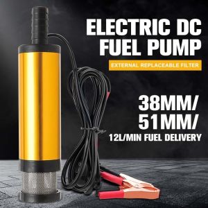 SWALLOWED ABS Oil Suction Pump Copper Core Aluminum Alloy Fuel Transfer Pump Portable 12L/min Electric Oil Tool Boat