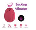 Rose Vibrator (10 modes, sucking, waterproof, pocket sized). 