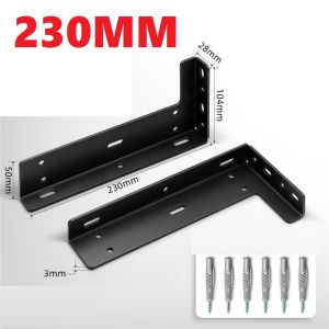 02 - Bas Treo Kệ Tivi dày 3MM Ke Đỡ Kệ Bàn Phấn tủ Lavabo Giá đỡ kệ chữ L dài 233245cm.
