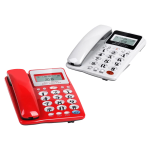 Corded Phone Landline Home Phone Landline Phone Landline Telephone with Call Display for Office Hotel Home Bathroom
