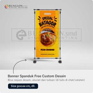 PRINT CETAK SPANDUK BANNER BATAGOR SPESIAL FREE DESAIN