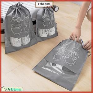 Follow Get New[Bloom Z] Portable Travel Shoe Bag Waterproof Shoe Bag For GymTravelSpace-saving Dust-proof Storage Bag With Rope Non-woven Shoe Bag