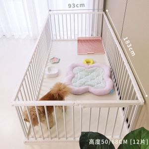 Pet Fence Cage Dog Playpen Fence Dog CrateFence Small and Medium-Sized Dogs Indoor Fence Assembly Living Room 19dian Dog CrateFence