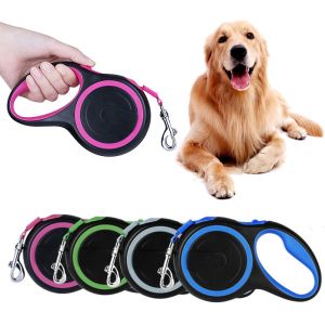 LUXERY 5/8M Có thể mở rộng Dây Dắt Chó Tự Động Thu Gọn Đầy màu sắc Bền bỉ Chó Golden Retriever dẫn đường Di động Dây Dắt Thú Cưng Kiểu Roulette dành cho chó mèo nhỏ và lớn