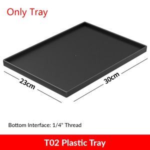 NALANILI 1Pcs Đen Khay máy chiếu Phổ thông Nhựa Giá đỡ nền tảng Bền 25x18cm 30x23cm Giá đỡ ba chân