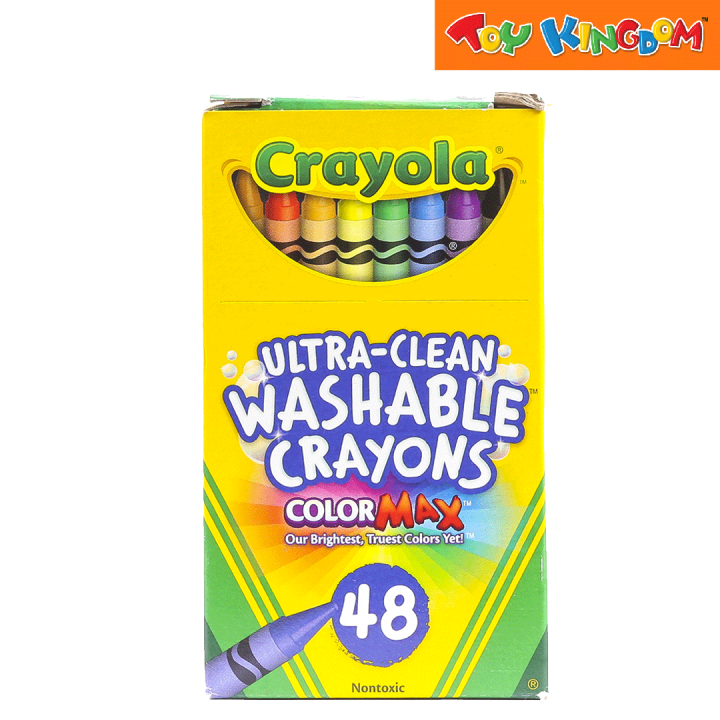 Crayola UltraClean 48 pcs Washable Crayons Color Max Lazada PH