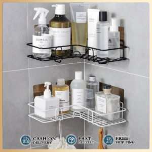 Bathroom triangle rack/Bathroom Corner Shelves/Bathroom Corner Storage Rack Free of Punch Kitchen Toilet Sink Seamless/Toilet segi-tiga rak dapur Bathroom Free Punch Toilet