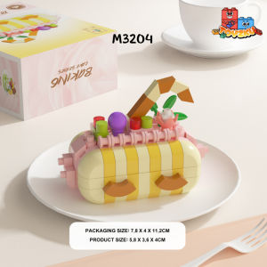 Mekansm Sweety Bakery Cake Cuddles Mini Building Block Nano Bricks Kid Toys Gifts Birthday Gifts DIY