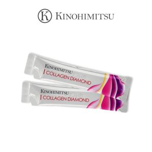Kinohimitsu Collagen Diamond Pro 5500mg Inner Beauty Collagen Supplement 25g x 15s - Collagen Drink for Skin Firming Pore Tightening Moisture Retaining